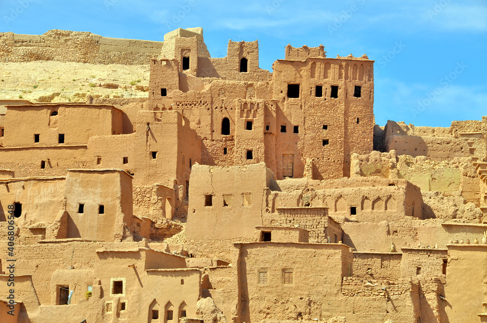 Aït Benhaddou -  a historic ighrem or ksar in Marocco