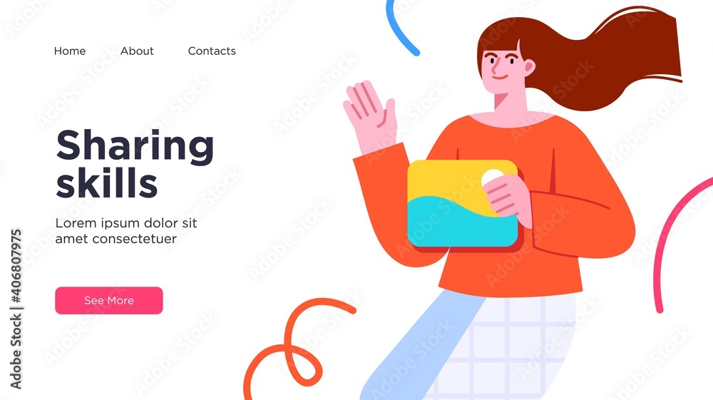 Online education modern flat design isometric concept. Landing page template. Vector illustration for web and graphic design. Online education modern flat design isometric concept. Landing page template. Vector illustration for web and graphic design.