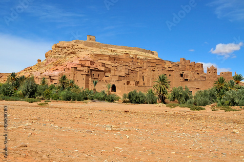 A  t Benhaddou -  a historic ighrem or ksar in Marocco