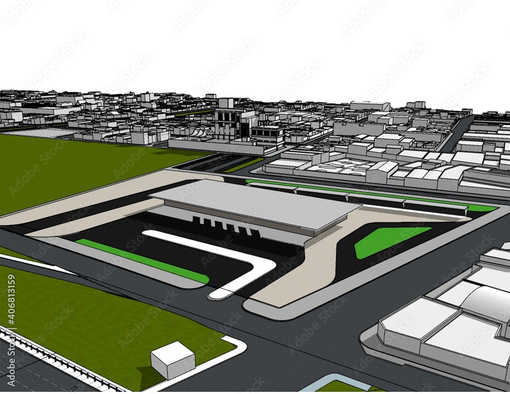 Fototapeta premium 3d render 