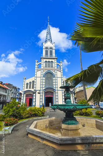 Cathédrale Saint-Louis de Fort-de-France, Martinique. 
