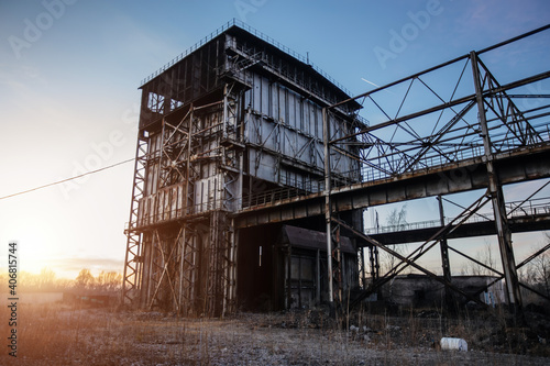 Old abandoned industrial building waiting for demolition © Mulderphoto
