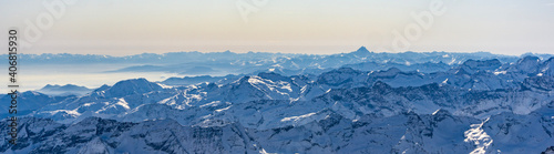 panorama of the mountains