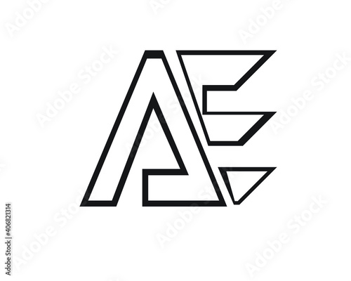 a and e creative logo designs and logo letters and initials 