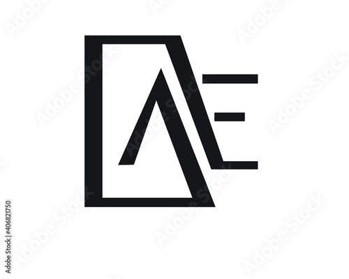 a and e creative logo designs and logo letters and initials 