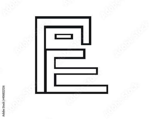 a and e creative logo designs and logo letters and initials 