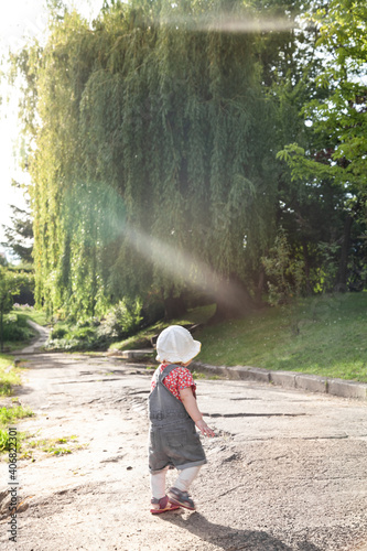 child walking in the park © Kateryna
