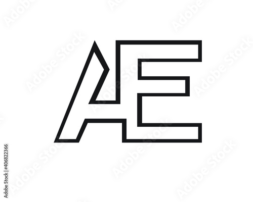 a and e creative logo designs and logo letters and initials 