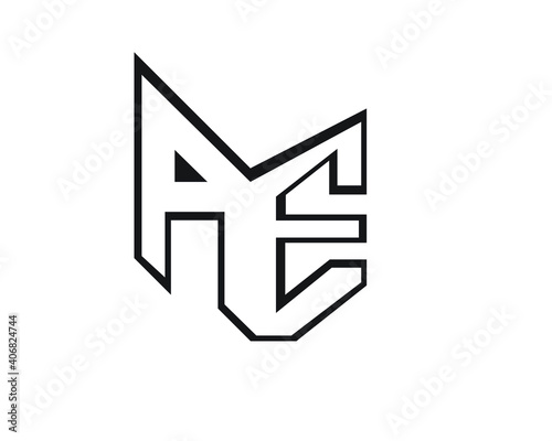 a and e creative logo designs and logo letters and initials 