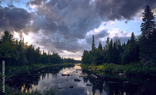 Quadro su tela miramichi river