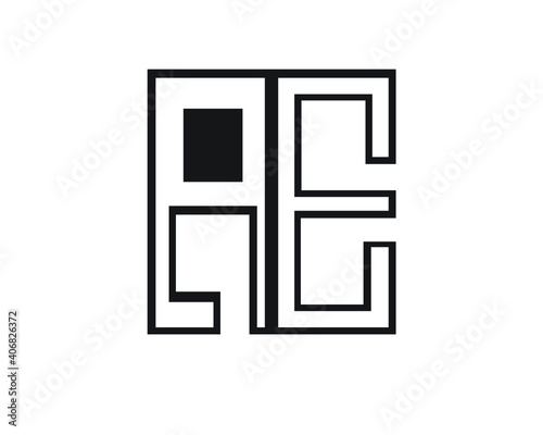 a and e creative logo designs and logo letters and initials 