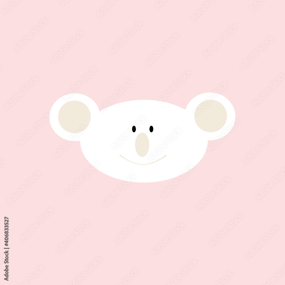 Moritz der flauschige Koalabär pastell rosa Moritz der flauschige Koalabär pastell rosa