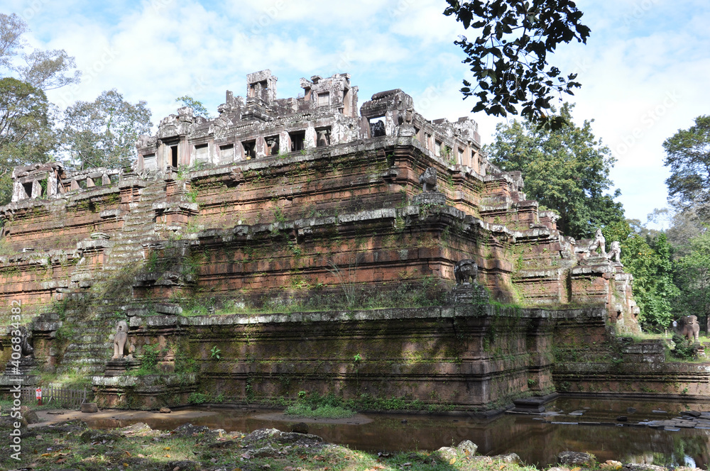 The temples, structures and ruins of Angkor Wat
