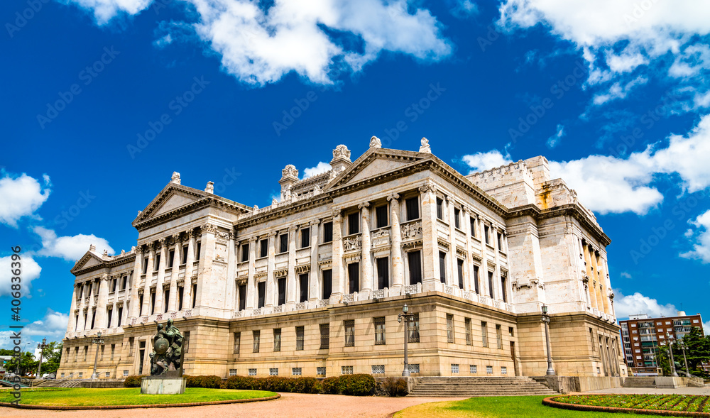 Legislative Palace of Uruguay, a monumental building in Montevideo