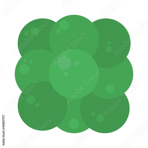 streptococcus bacteria icon, colorful design