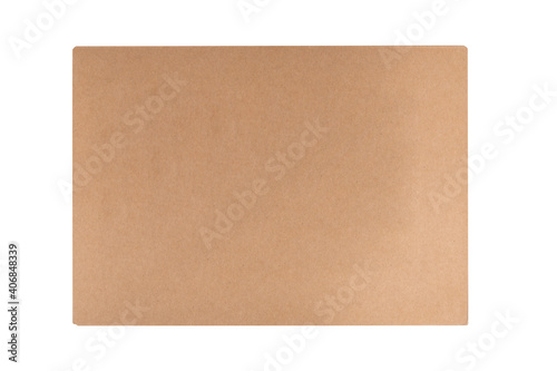 Brown Carton Product Cardboard Package Box isolated on white background © Waeel
