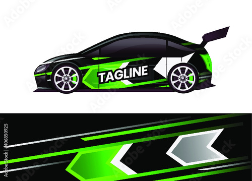 Car decal wrap design vector. Abstract background for vehicle vinyl wrap. Background abstract stripe racing sport graphic designs kit for race car, rally, vehicle, livery and adventure