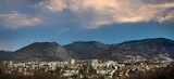 Panorama of  Nova Gorica With Hills