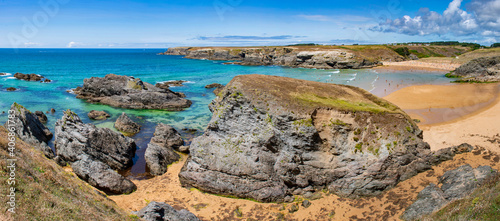 Turquoise Waters of the Donnant Beach photo