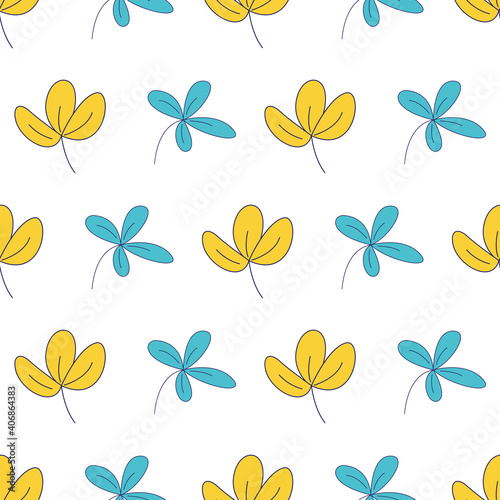Vector leaves seamless repeat pattern design background. Perfect for modern wallpaper, fabric, home decor, and wrapping projects.