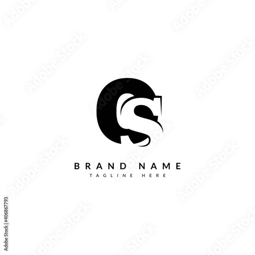 OS letter combination concept for company and business logo.