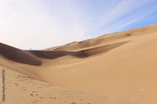 sand dunes in the desert