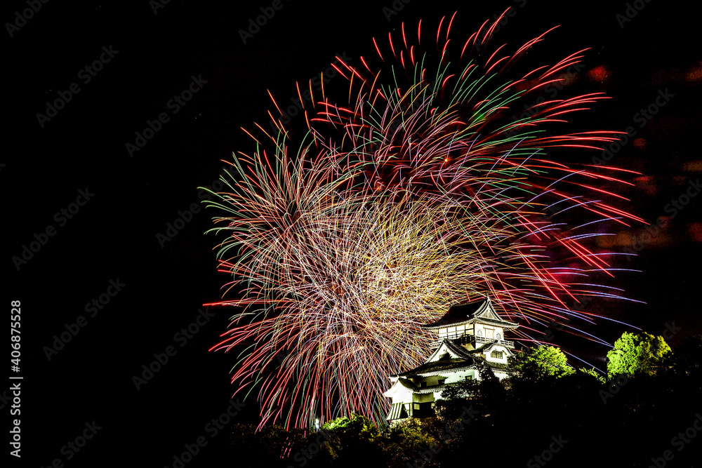 犬山城と花火inuyama Castle Fireworks Stock Photo Adobe Stock 犬山城と花火inuyama Castle Fireworks Stock Photo Adobe Stock