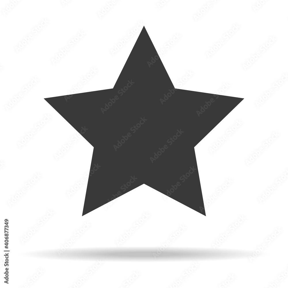 Star icon vector isolated on white background. Trendy star icon in flat style. Modern star template for app, ui, logo and web site. Star icon vector illustration Star icon vector isolated on white background. Trendy star icon in flat style. Modern star template for app, ui, logo and web site. Star icon vector illustration