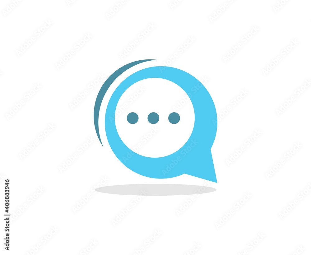 Obraz premium Chat logo 