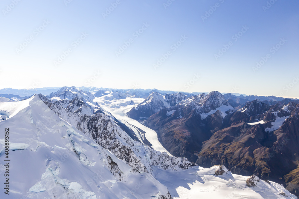 Obraz premium NZ Glaciers and mountains