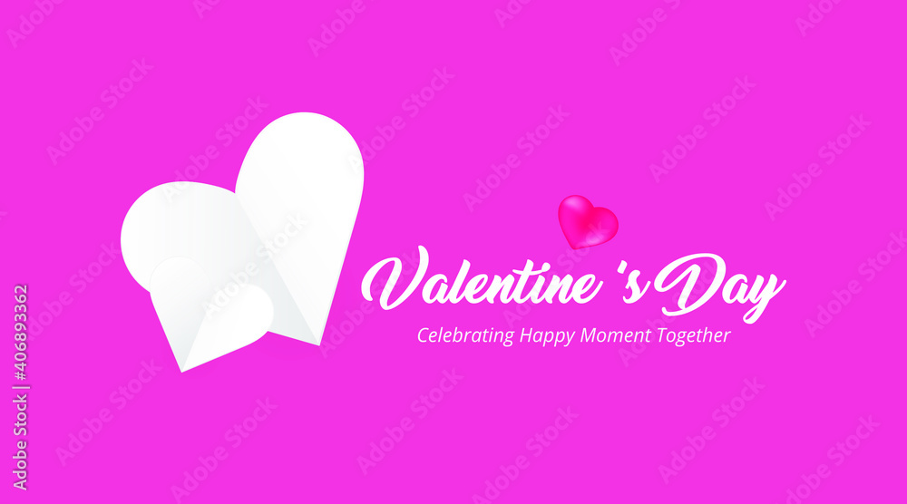 valentine card with heart