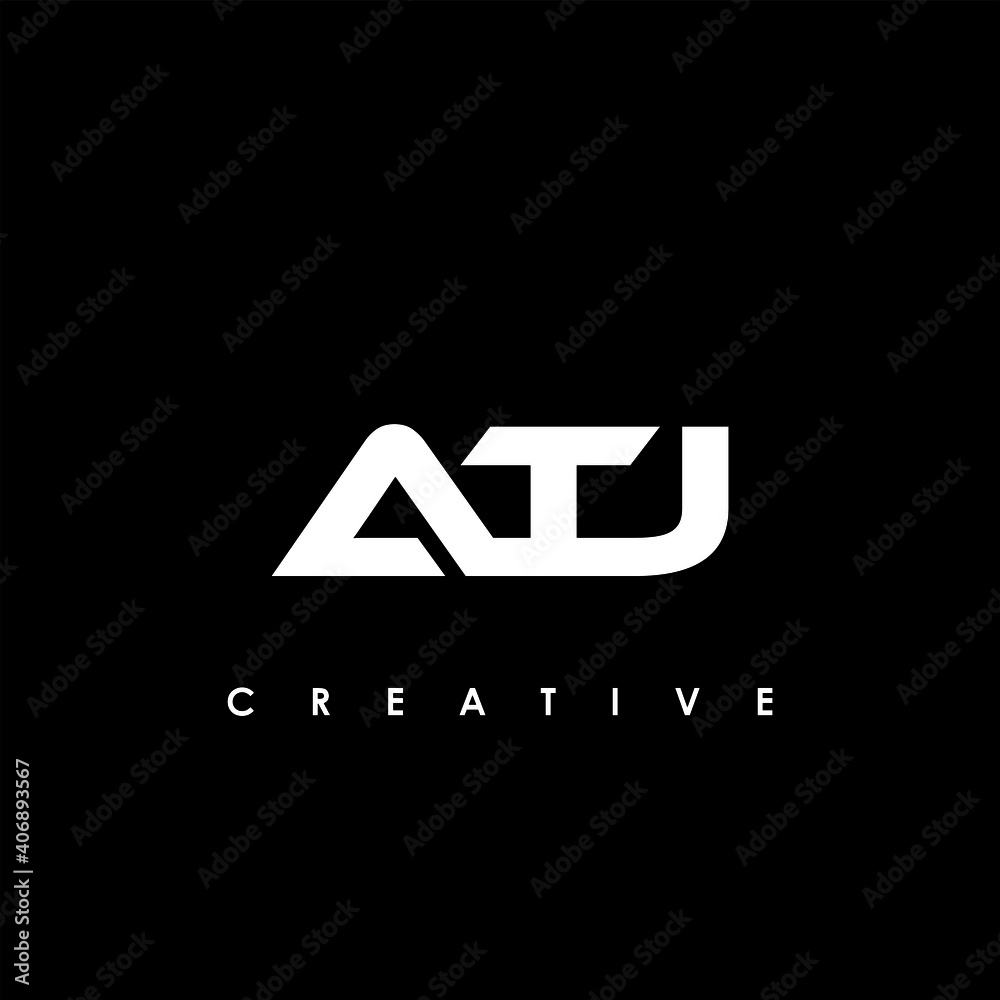 Obraz premium ATJ Letter Initial Logo Design Template Vector Illustration 