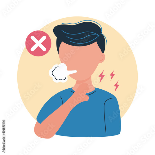 covid19 prevention, do not sneeze without protection for avoid spread coronavirus