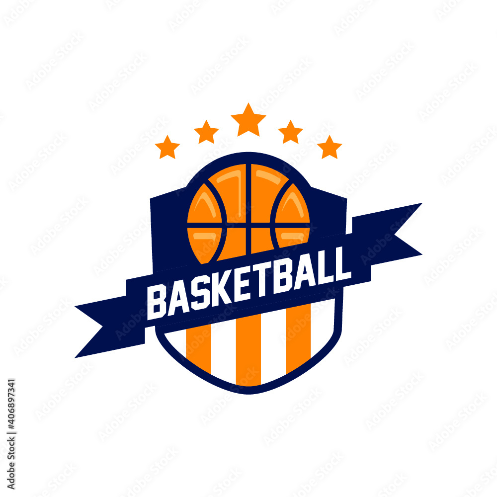 Basketball logo template