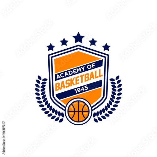 Basketball logo template