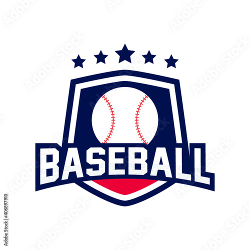 baseball logo.  Baseball badge,sport logo,team identity,vector illustration.
