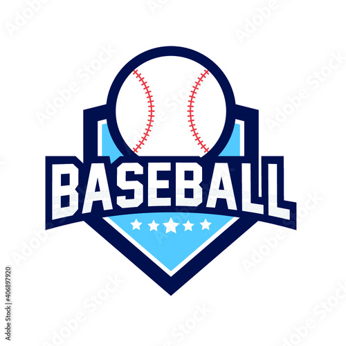 baseball logo.  Baseball badge,sport logo,team identity,vector illustration.
