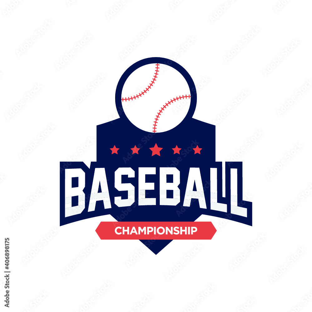baseball logo.  Baseball badge,sport logo,team identity,vector illustration.