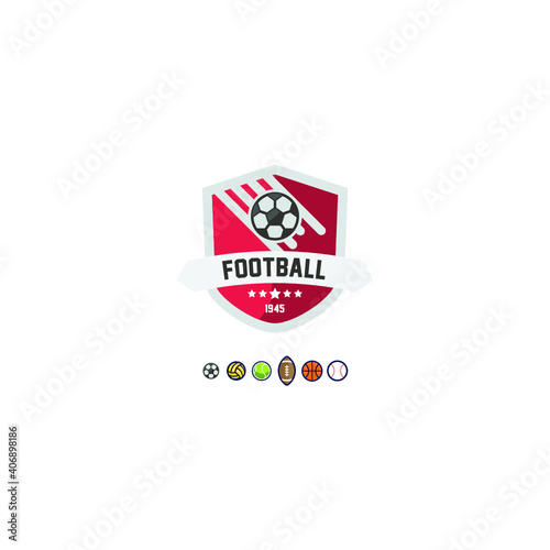 Soccer Football Badge Logo Design Templates