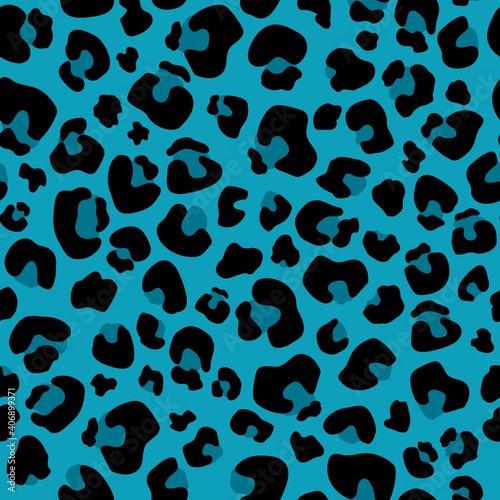 Seamless pattern Leopard print . Leopard background vector illustration