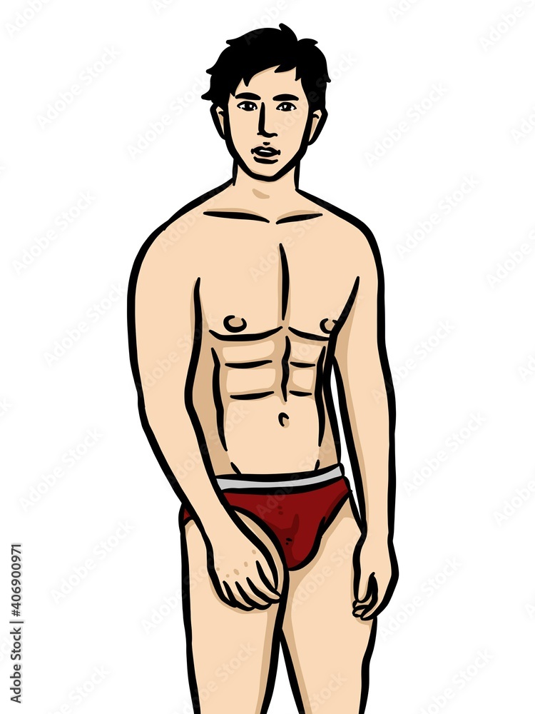 cartoon cute man on white background cartoon cute man on white background