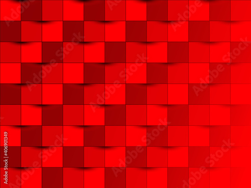 red square background