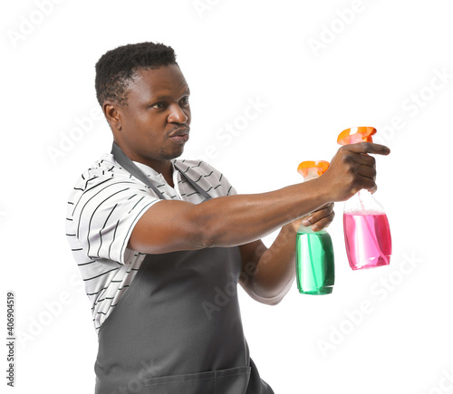 African-American man with d...