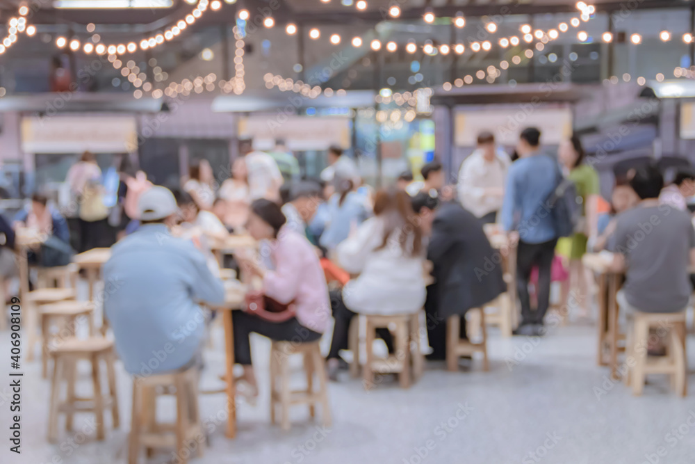 Abstract blur and defocus restaurant and dessert cafe. Abstract blur and defocus restaurant and dessert cafe.
