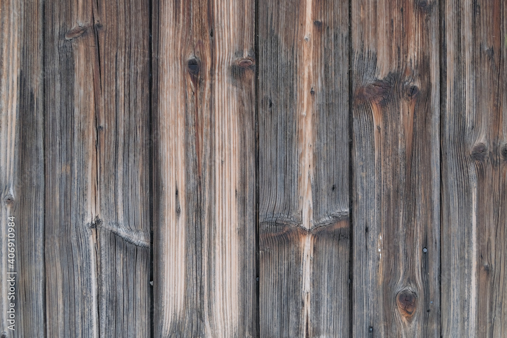 Naklejka premium old wooden fence