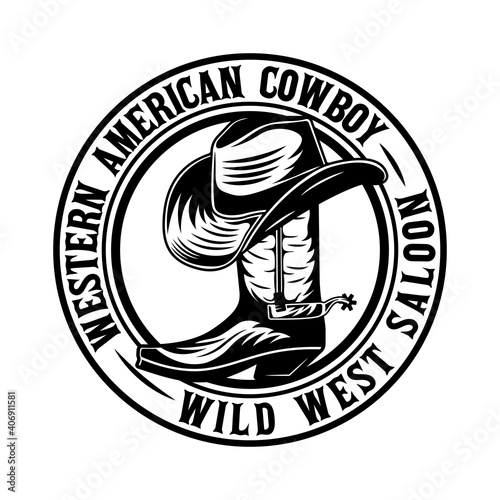 Wild west American Cowboy boots