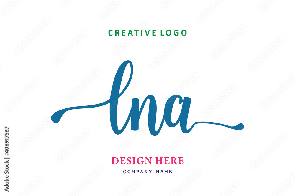 LNA lettering logo is simple, easy to understand and authoritative