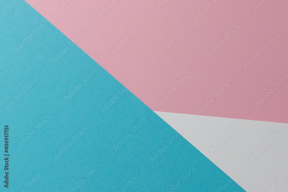 White, pink and blue background White, pink and blue background