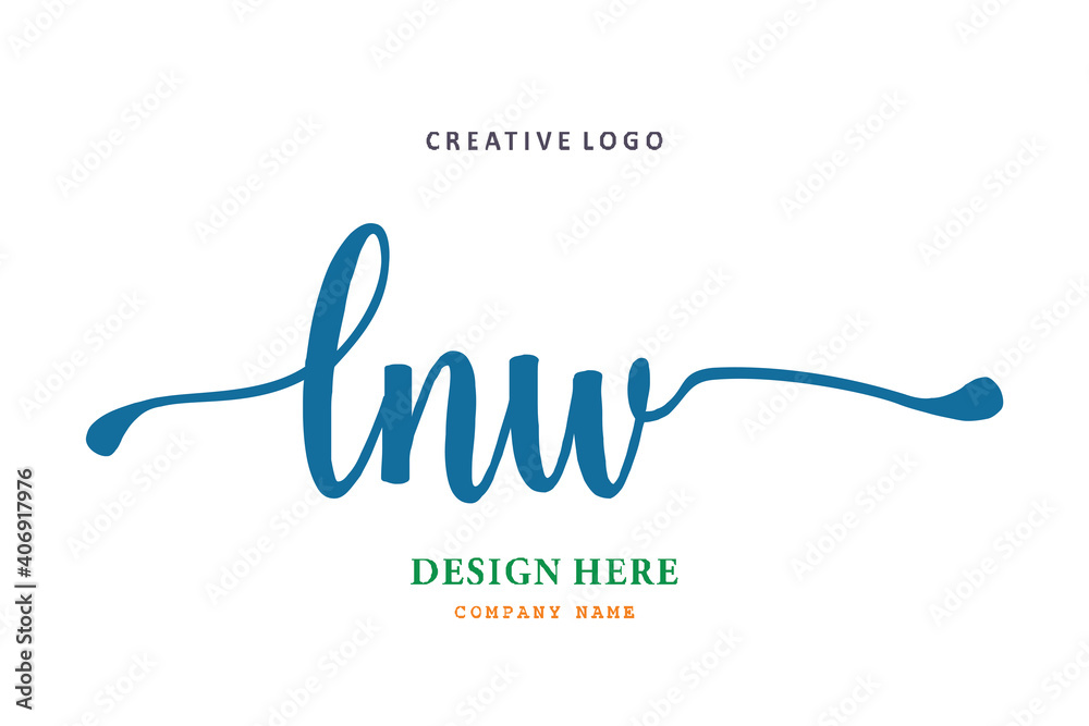 LNW lettering logo is simple, easy to understand and authoritative LNW lettering logo is simple, easy to understand and authoritative