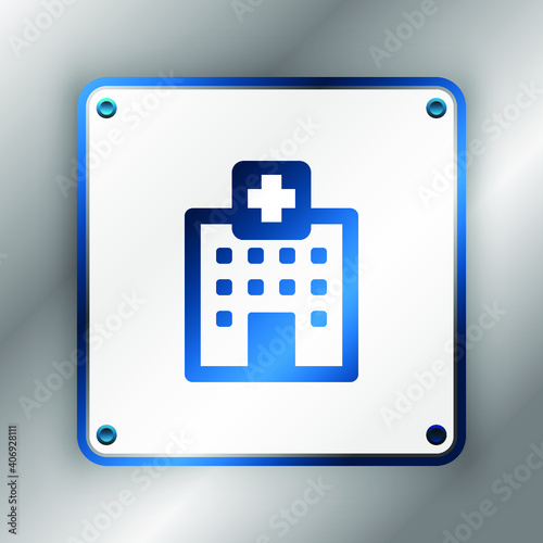 Hospital signage vector design. Eps 10 vector illustration.